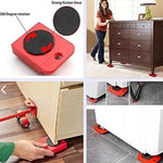 Set de Base Elevadora y Rodillos para Muebles Pesados – Sistema de Transporte Fácil